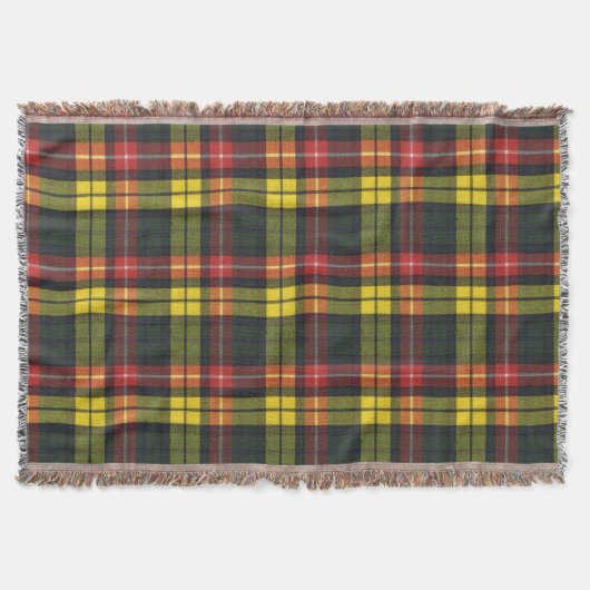 Buchanan M Original Scottish Tartan Deken (Voorkant)