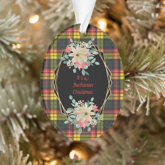 Buchanan Modern Original Scottish Tartan Ornament (Boom)