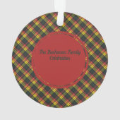 Buchanan Modern  Scottish Tartan Christmas (dos)