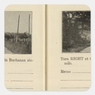 Buchanan, New York Vierkante Sticker