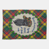 Buchanan Scottie Dog Kitchen Towel Theedoek (Horizontaal)