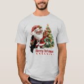 Buchanan Scottie Kerstfeest gepersonaliseerd T-shirt (Voorkant)