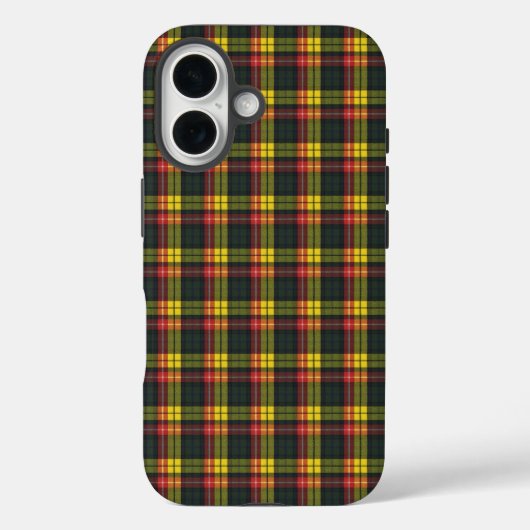 Buchanan Scottish Clan Tartan Case-Mate iPhone Case (Achterkant)