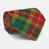 Buchanan Scottish Clan Tartan Stropdas (Opgerold)