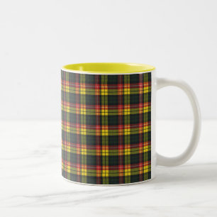 Buchanan Scottish Clan Tartan Tweekleurige Koffiemok