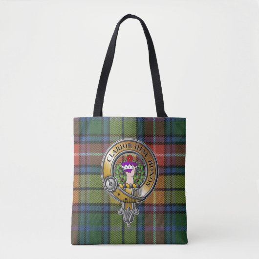 Buchanan Tartan & Badge Draagtas (Voorkant)