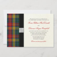 Buchanan Tartan Faire-part de mariage