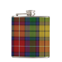 Buchanan Tartan Flask Heupfles