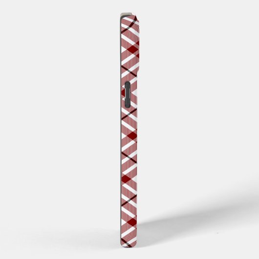 Buchanan tartan red white plaid Case-Mate iPhone case (Achterkant / Rechts)
