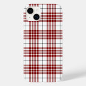 Buchanan tartan red white plaid Case-Mate iPhone case (Achterkant)