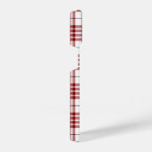 Buchanan tartan red white plaid iPhone hoesje (Rechterkant)