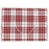 Buchanan tartan red white plaid large cadeauzakje (Achterkant)