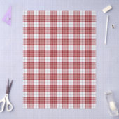 Buchanan tartan red white plaid tissuepapier (Craft)