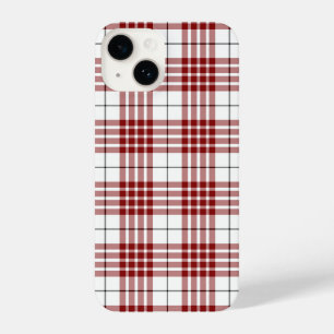 Buchanan tartan rood wit geruit iPhone 14 hoesje