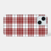 Buchanan tartan rouge blanc plaid (Verso Horizontal)