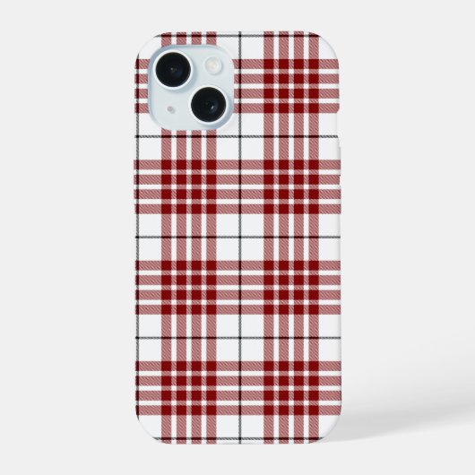 Buchanan tartan rouge blanc plaid (Verso)