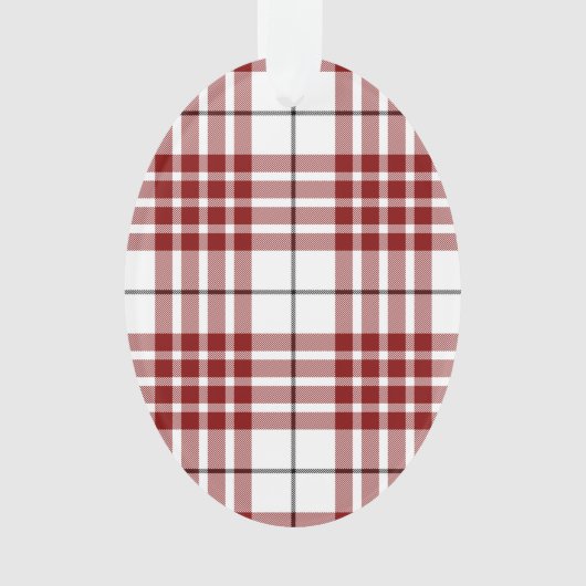 Buchanan tartan rouge blanc plaid (devant)