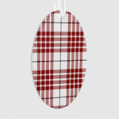 Buchanan tartan rouge blanc plaid (devant)