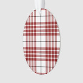 Buchanan tartan rouge blanc plaid (devant)