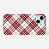 Buchanan tartan rouge blanc plaid (Verso Horizontal)
