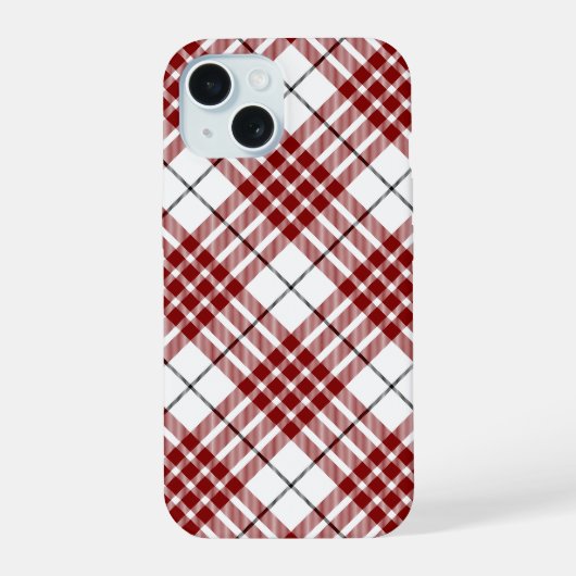 Buchanan tartan rouge blanc plaid (Verso)