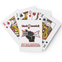 "Buck and Ballot" Speelkaarten (Wit)