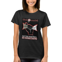 "Buck and Ballot" T-shirt voor vrouwen