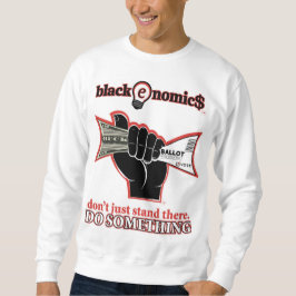 "Buck and Ballot" Witte Sweatshirt voor Mannen