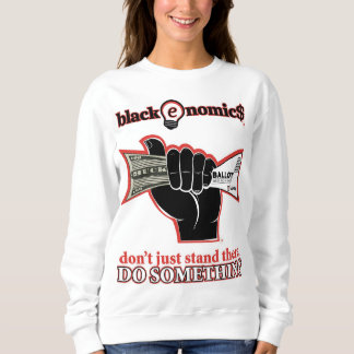 "Buck and Ballot" Witte Sweatshirt voor Vrouwen