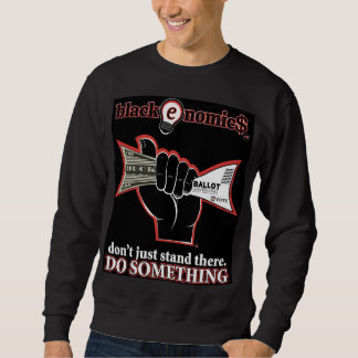 "Buck and Ballot" Zwarte Sweatshirt voor Mannen