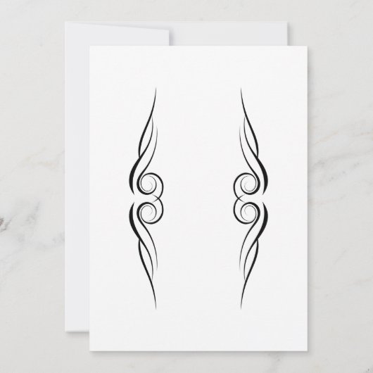 Buck And Doe Post Faire-part de mariage (Dos)