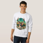 Buck Around Deer Man Sweatshirt (Voorkant volledig)