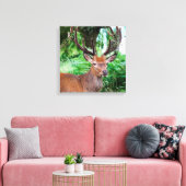 Buck Canvas afdrukken (Insitu (Woonkamer))