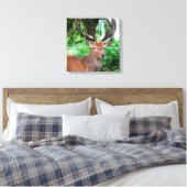 Buck Canvas afdrukken (Insitu (Slaapkamer))