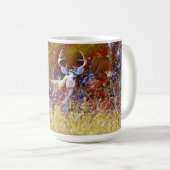 Buck Deer Antlers Nature Art Mug (Devant droit)