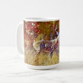 Buck Deer Antlers Nature Art Mug (Devant gauche)
