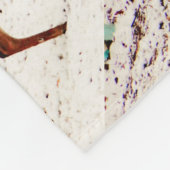 Buck Deer in de sneeuw Fleece Deken (Hoek)