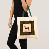 Buck Deer met Pset Tote Bag (Voorkant (product))