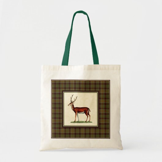Buck Deer met Pset Tote Bag (Voorkant)