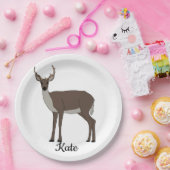 Buck Deer Papieren Bordje (Feest)
