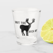 Buck Deer Silhouette Shot Glas (Voorkant)