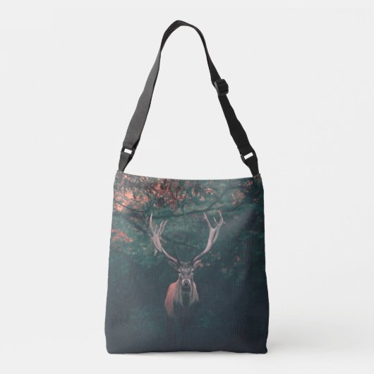 Buck Deer Wild Animal Crossbody Tas (Achterkant)