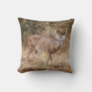 Buck Deer Wild Animal Texas Deer Art Pillow Kussen