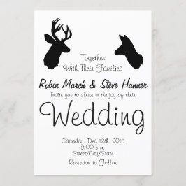 Buck & Doe, bruiloft Kaart