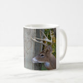 buck en doe met hart in het bos koffiemok (Voorkant rechts)