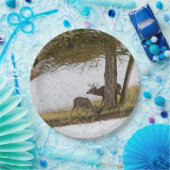 BUCK EN DOE PAPIEREN BORDJE (Feest)