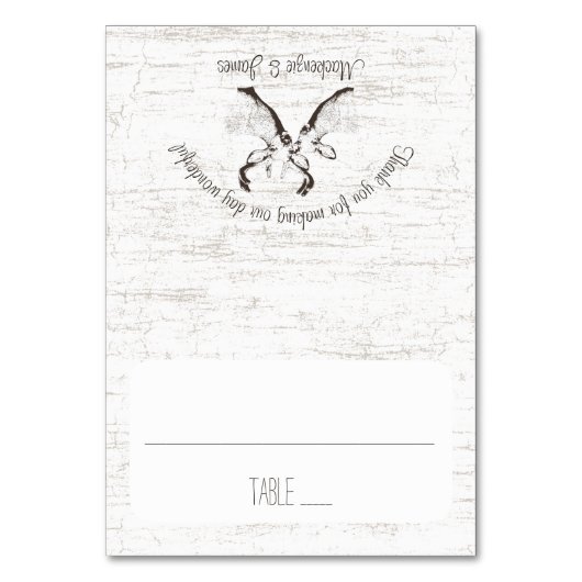 Buck en herten berken houten zittende Kaart (Voorkant)