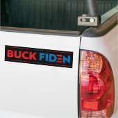 Buck Fiden grappigs anti Biden pro Trump Bumpersticker (Op Truck)