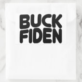 Buck Fiden Rechthoekige Sticker (Tas)