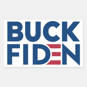 Buck Fiden Slogan Chant Anti Joe Biden Rechthoekige Sticker